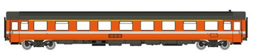 LS Models 42302 - Passenger Coach I6 A9 Orange of the SNCB
